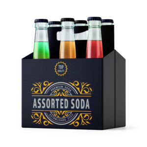 6 Pack of Fruit Soda Dynamic Pricing Packed Separately